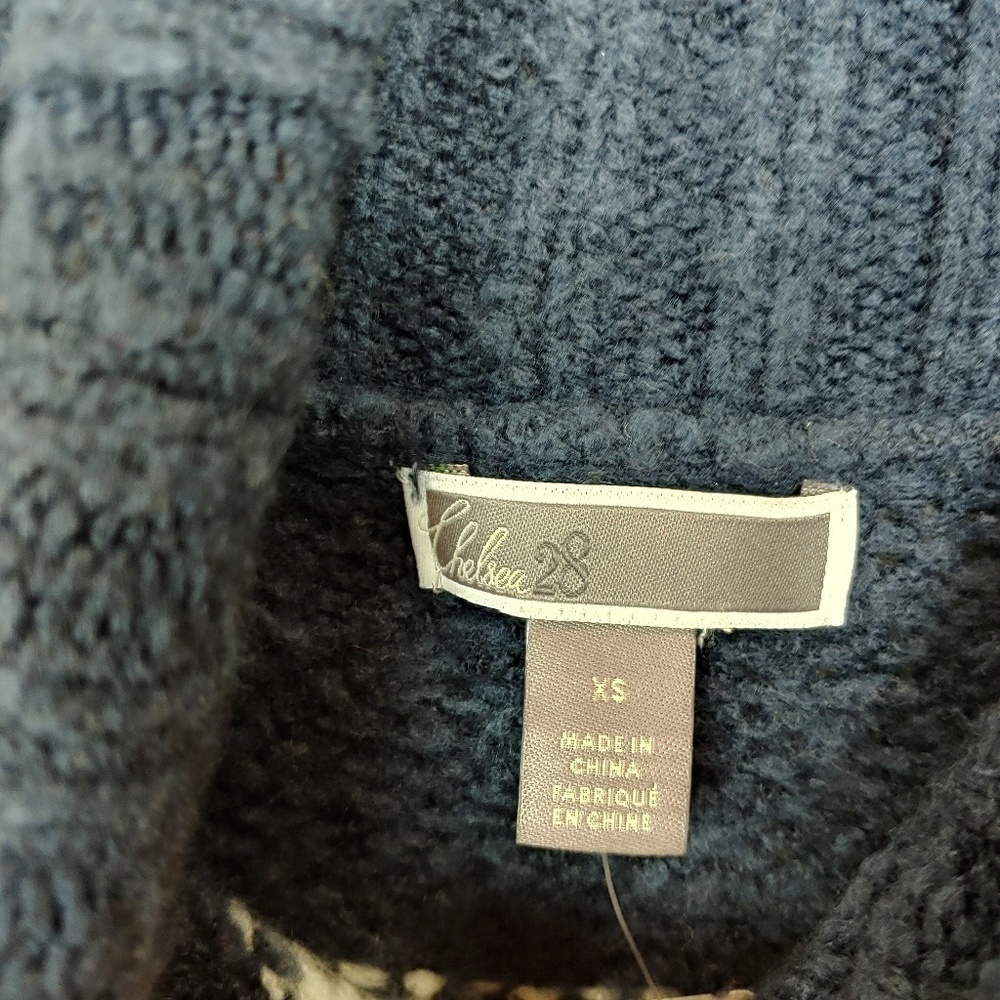 💜 Chelsea28 Striped Thick Cozy Vintage style sweater - Picture 7 of 8